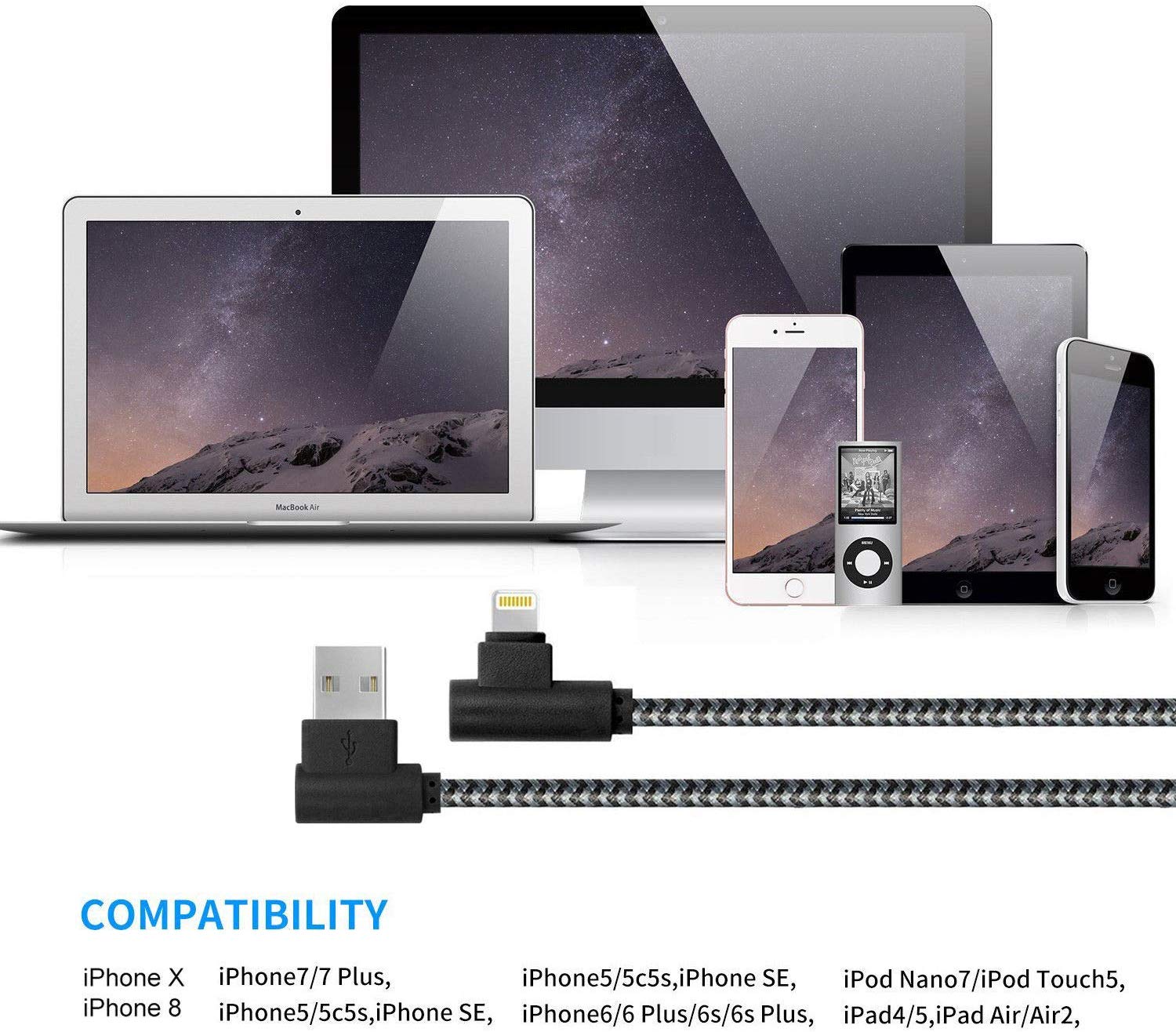 Fast Charger USB Cable 10 feet Cable for iPhone XR Xs Max 11 12 13 Pro