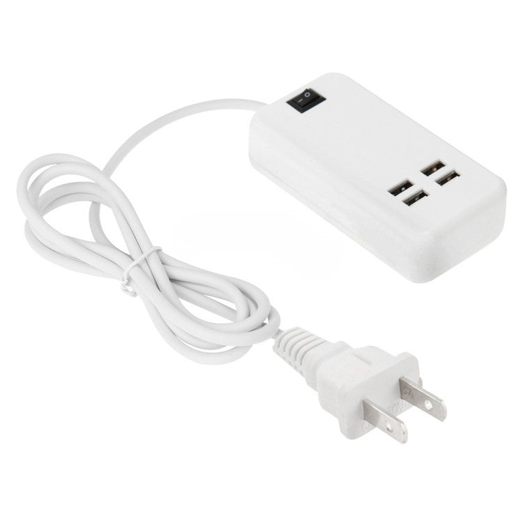 Vaccessorize 15W USB Desktop Charger 1.5m Line/ 4 - Ports Mobile Phone Charger