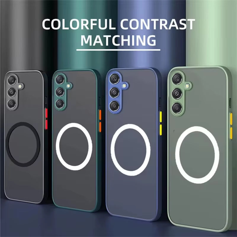 Magnetic Case for Samsung Galaxy A56 A55 A54 A17 A16 A36 A26 A35 A25 A15 A53 A34 A14 A32 A13 A51 A71 5G 4G Phone Cases Cover