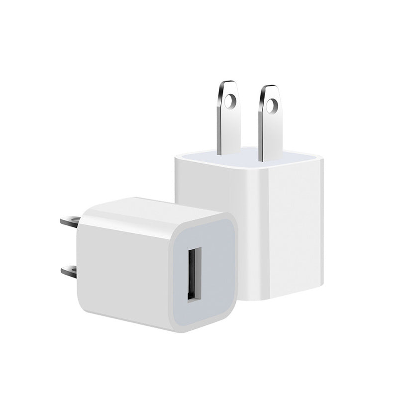 USB Wall Charger Adapter 1A/5W Travel USB Plug Charging Block Brick Charger Power Adapter Cube Compatible with iPhone XS/XS Max/X/8/7/6 Plus, Galaxy S9/S8/S8 Plus, Moto, Kindle, LG, HTC, Google