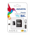 Micro SD Card 64GB Class 10 Flash Memory Card with Adapter