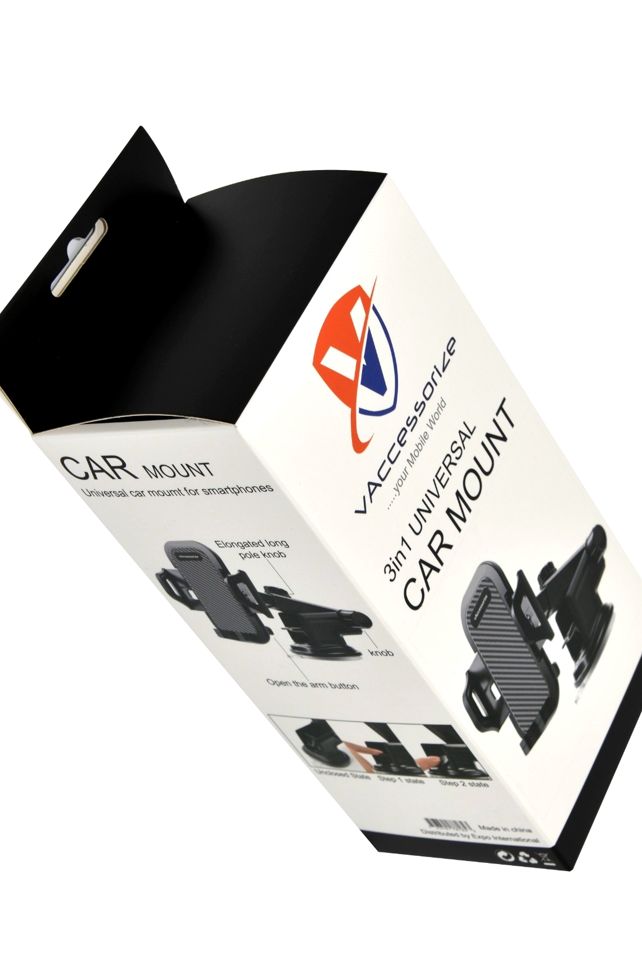 360° Phone Holder Windshield 3 in 1 Universal Car Mount For iPhone 15 14 13