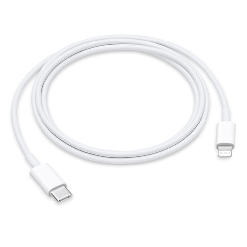 Apple USB-C to Lightning Cable (1m) Fast Charging iPhone Charger - Compatible with iPhone 14/13/12/11/X/XR/XS/8/7/6/5, iPad, Airpods and more