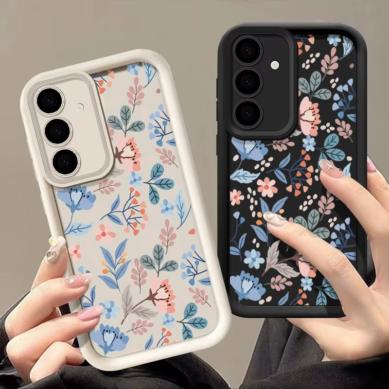 Small Flowers Phone Case for Samsung Galaxy S26 S22 S23 Ultra plus S25 Edge S24 FE A57 A37 A17 A55 A54 A15 A16 A56 A26 A36 Cover
