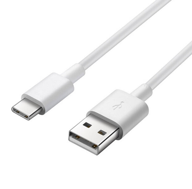 For LG Samsung , Car Play USB Type A-C 3.1 Fast Charging Plastic Cable White